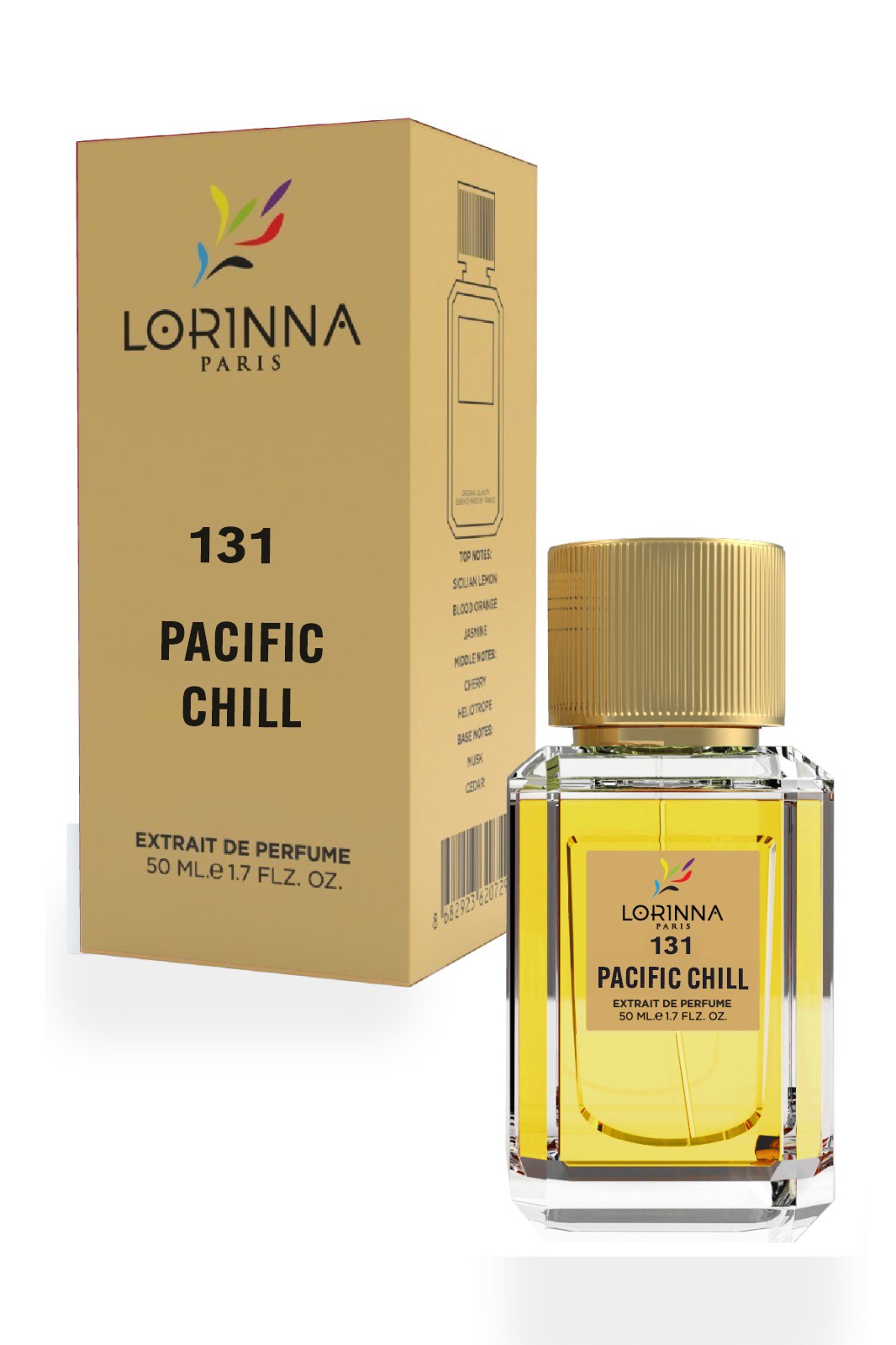 Lorinna PACIFIC CHILL 50 ML Extract de Parfum UNISEX